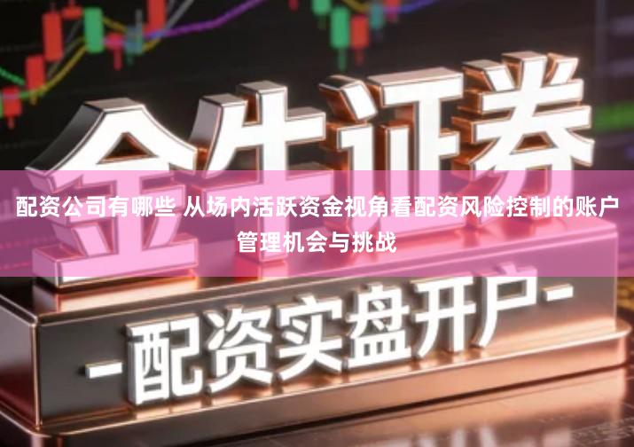 配资公司有哪些 从场内活跃资金视角看配资风险控制的账户管理机会与挑战