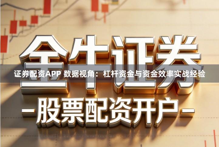 证券配资APP 数据视角：杠杆资金与资金效率实战经验