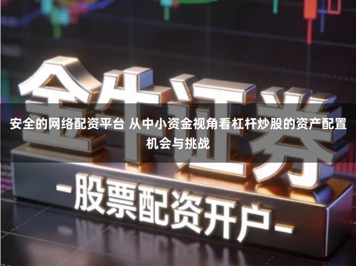 安全的网络配资平台 从中小资金视角看杠杆炒股的资产配置机会与挑战