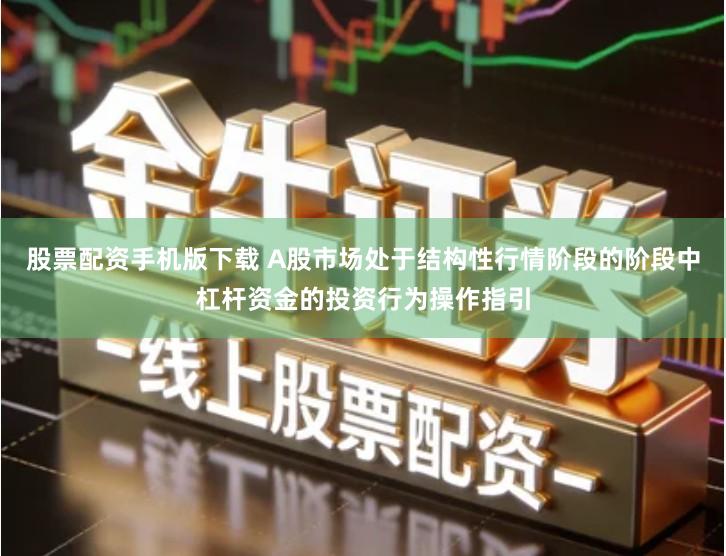股票配资手机版下载 A股市场处于结构性行情阶段的阶段中杠杆资金的投资行为操作指引